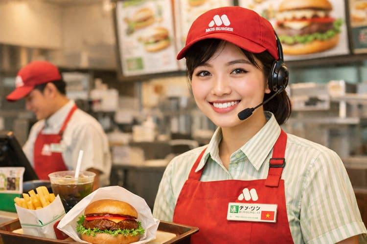 自称普通の日本人たち、モスバーガーのベトナム人店長を育成の方針に対して不買運動を開始