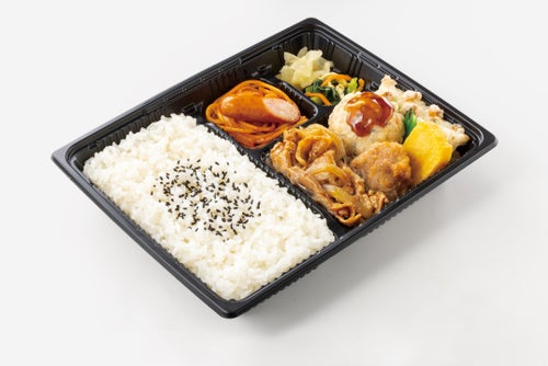 しょうが焼き＆豆腐ハンバーグ天弁当