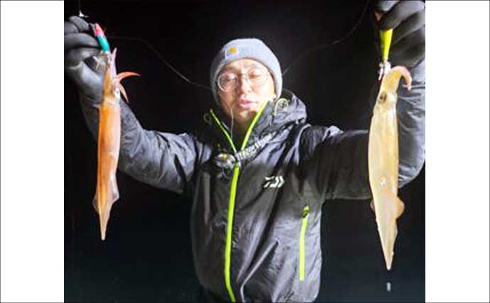 【沖のルアー釣果速報】ヤリイカ半夜便で船中トップ30匹も！三重沖イカメタルが好調（三重）
