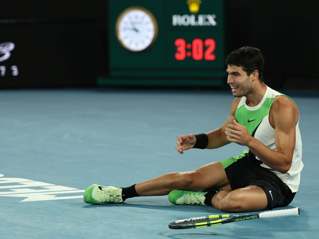 アルカラスがジョコビッチを4セットで退け大会初優勝、同種目の史上最年少で生涯グランドスラムを達成 [オーストラリアン・オープン／テニス]（テニスマガジンONLINE） - Yahoo!ニュース