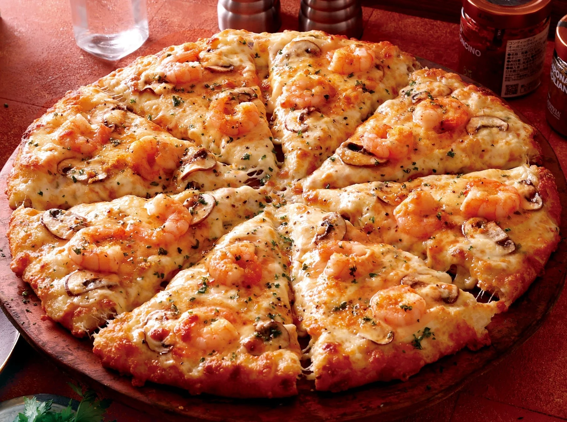 ボッタルガと大海老の贅沢シーフードピザ