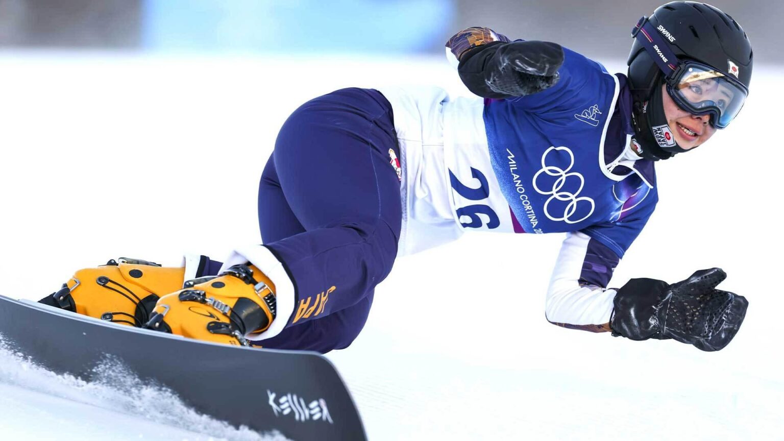 三木つばき 準々決勝敗退…わずか0.02秒差、地元イタリア選手に敗れて悲願のメダルに届かず【スノーボードパラレル大回転決勝T】（TBS NEWS DIG Powered by JNN）