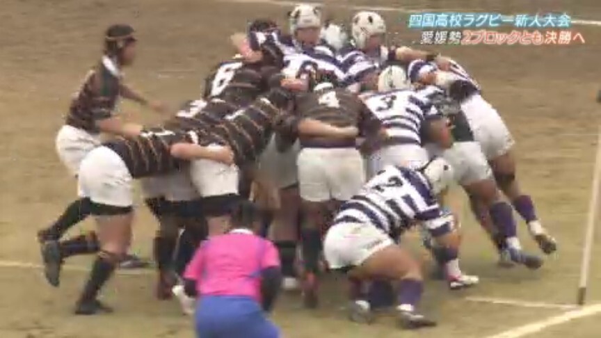四国高校ラグビー2026 愛媛県勢 松山聖陵、西条と三島の合同チーム いずれのブロック決勝進むも明暗分かれる（あいテレビ） - Yahoo!ニュース