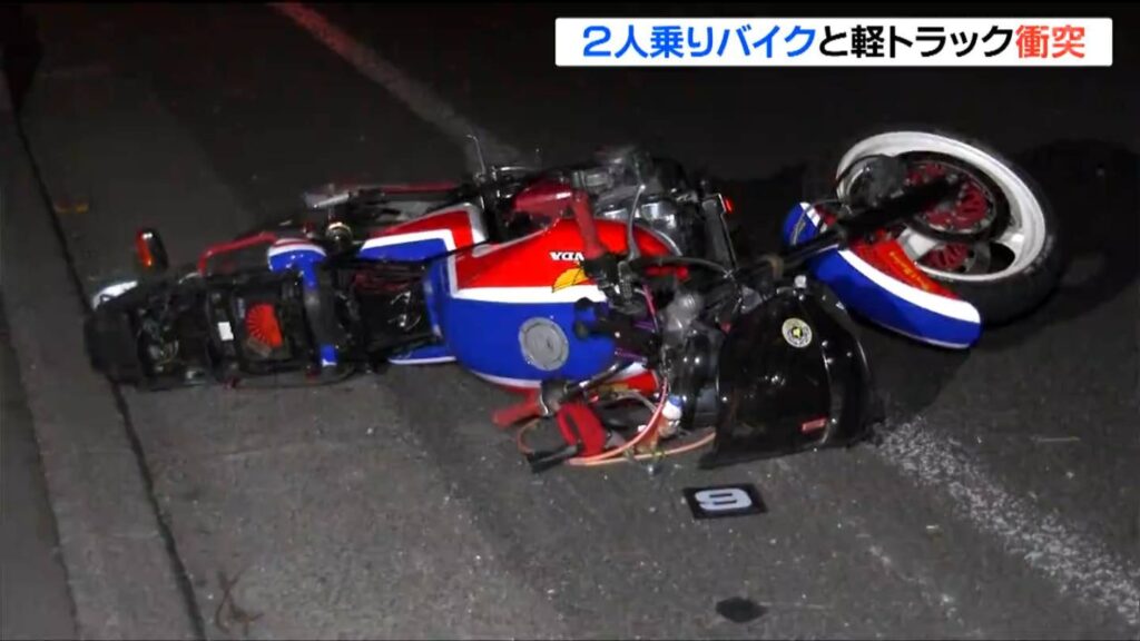 19歳の男子大学生が死亡 2人乗り400ccバイクと右折の軽トラックが衝突 大学生はバイクの後部座席に乗っていて転倒　宮城・大河原町（tbc東北放送） - Yahoo!ニュース