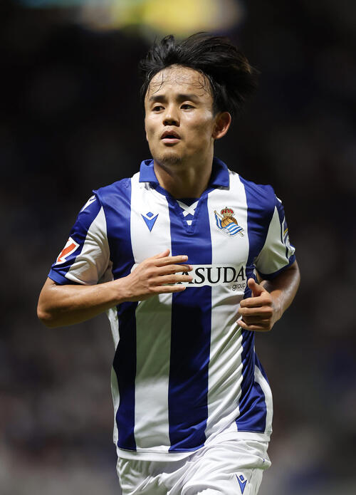 レアル・ソシエダード久保（2024年撮影）