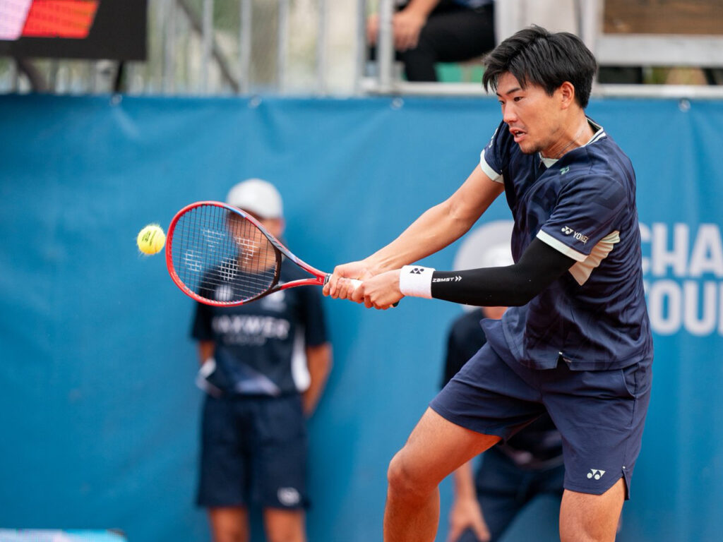 ATPツアー初参戦のカデ／柚木武はマッチポイントを掴むも逆転負けで初戦突破ならず [チリ・オープン／テニス]（テニスマガジンONLINE） - Yahoo!ニュース