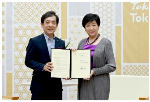 NTT東日本との協定締結式の写真