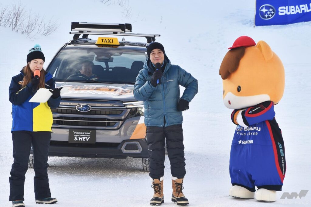 今年の『スバルゲレンデタクシー』はスバルの地元・群馬県で初開催！ぐんまちゃん＆中山秀征も来場!! | Motor-Fan[モーターファン] 自動車関連記事を中心に配信するメディアプラットフォーム