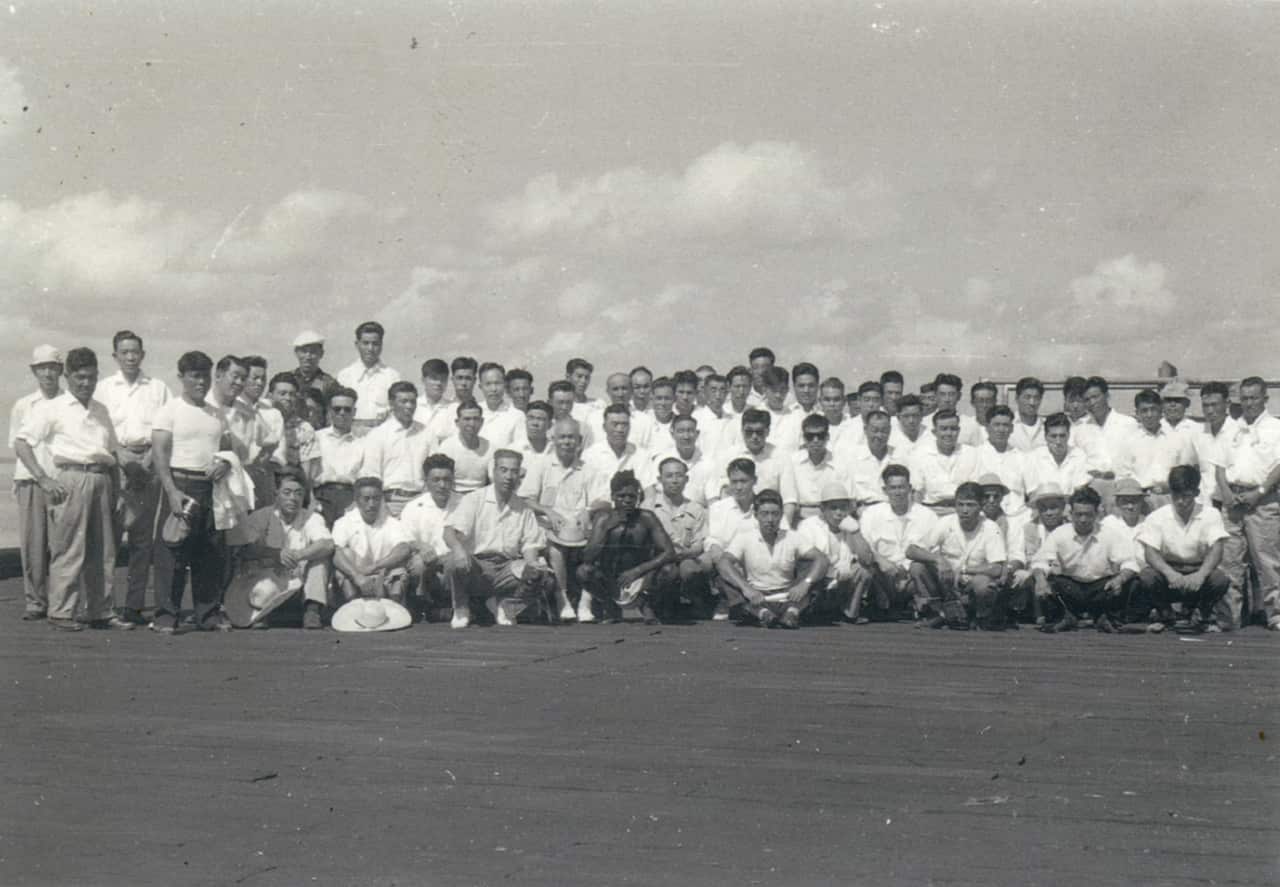 Employees of the Fujita Salvage Company, 1959