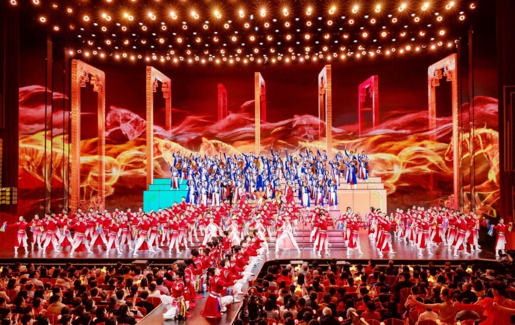 CMGの年越し番組「春晩」5回目の本番形式のリハを実施 CMGの年越し番組「春晩」5回目の本番形式のリハを実施