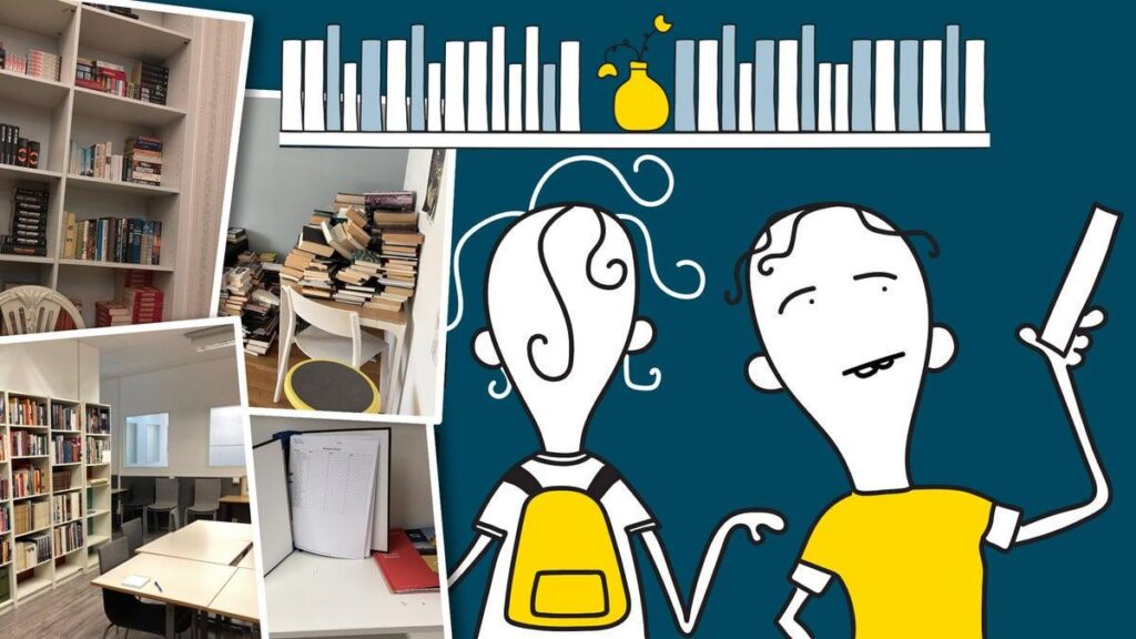 クラスで最悪の独立系学校 - 図書館との不正行為