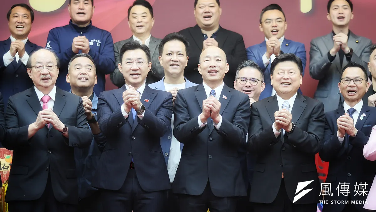 2026年2月24日、与野党協議を招集した韓国瑜・立法院長。各党は行政院版の国防特別予算案と民衆党版の軍事調達条例案を併合審議することで合意した。(写真/柯承恵撮影)