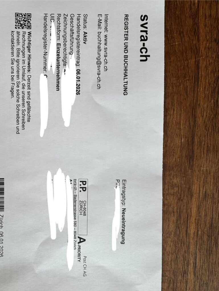 自営業として登録すると詐欺メールが届く