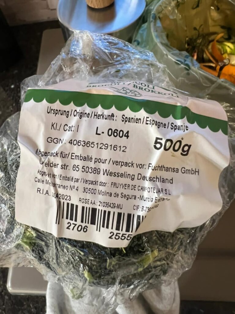 ブロッコリーに虫がついてる？ - 先週アルディから購入しました