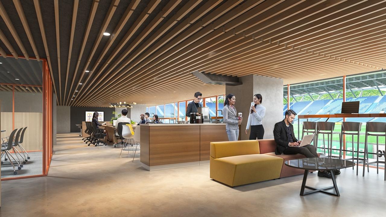 画像: ワークスペース　完成予想図