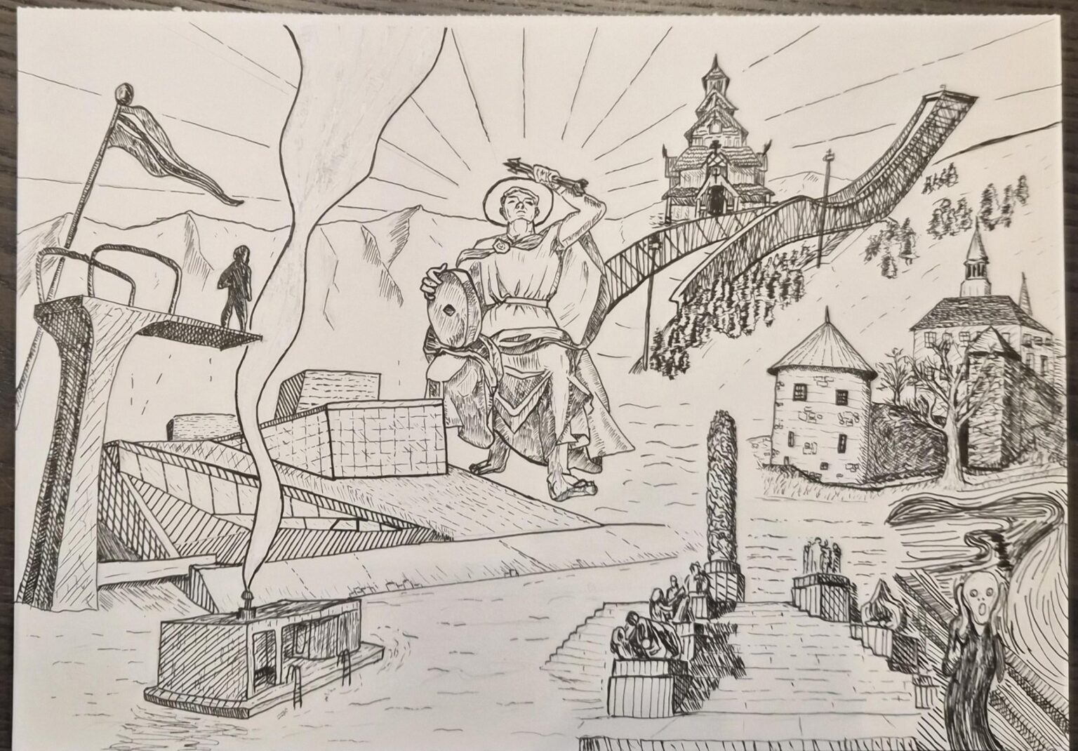 オスロ旅行アート作品