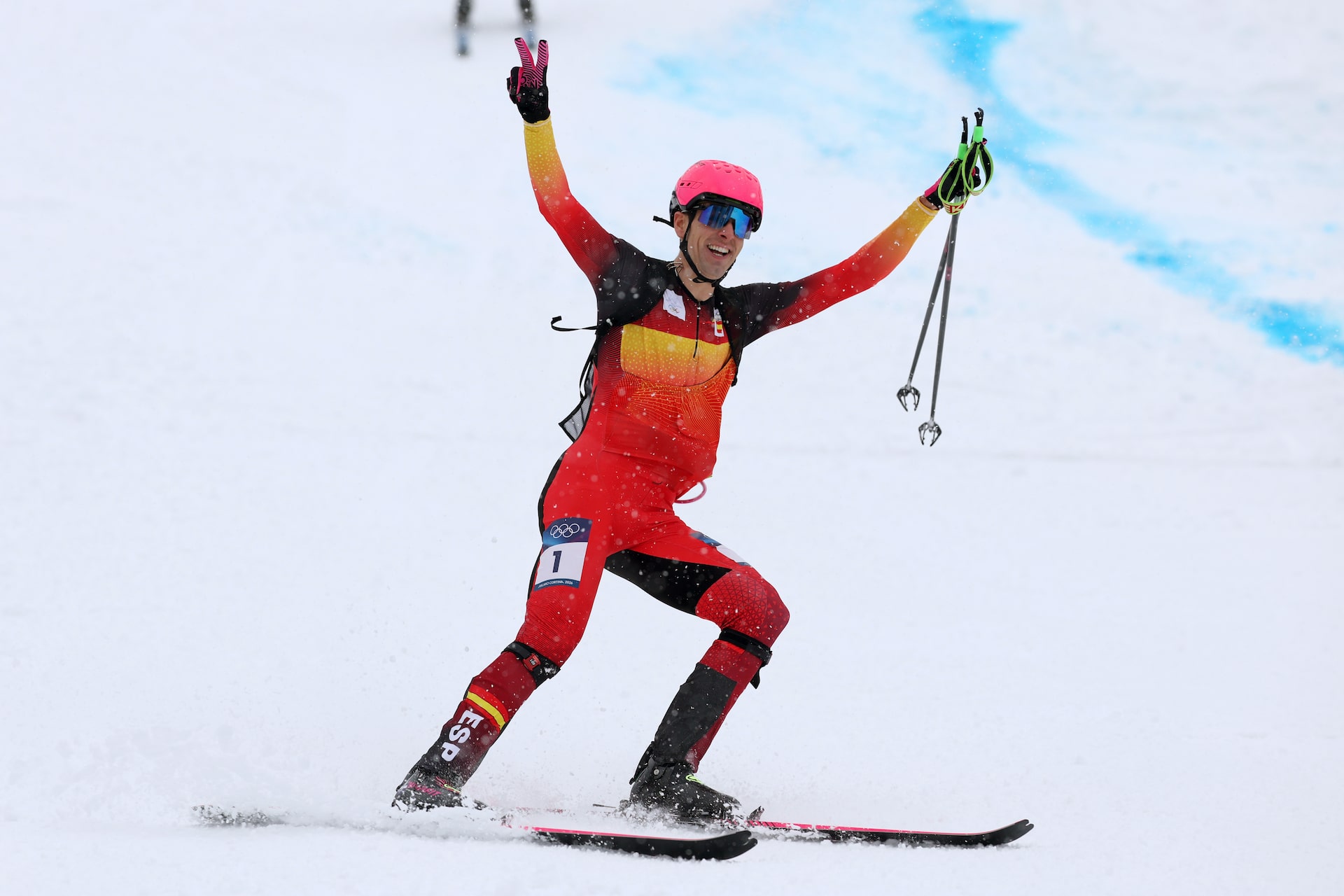 五輪=新競技の山岳スキー、スペインに冬季54年ぶり金メダル