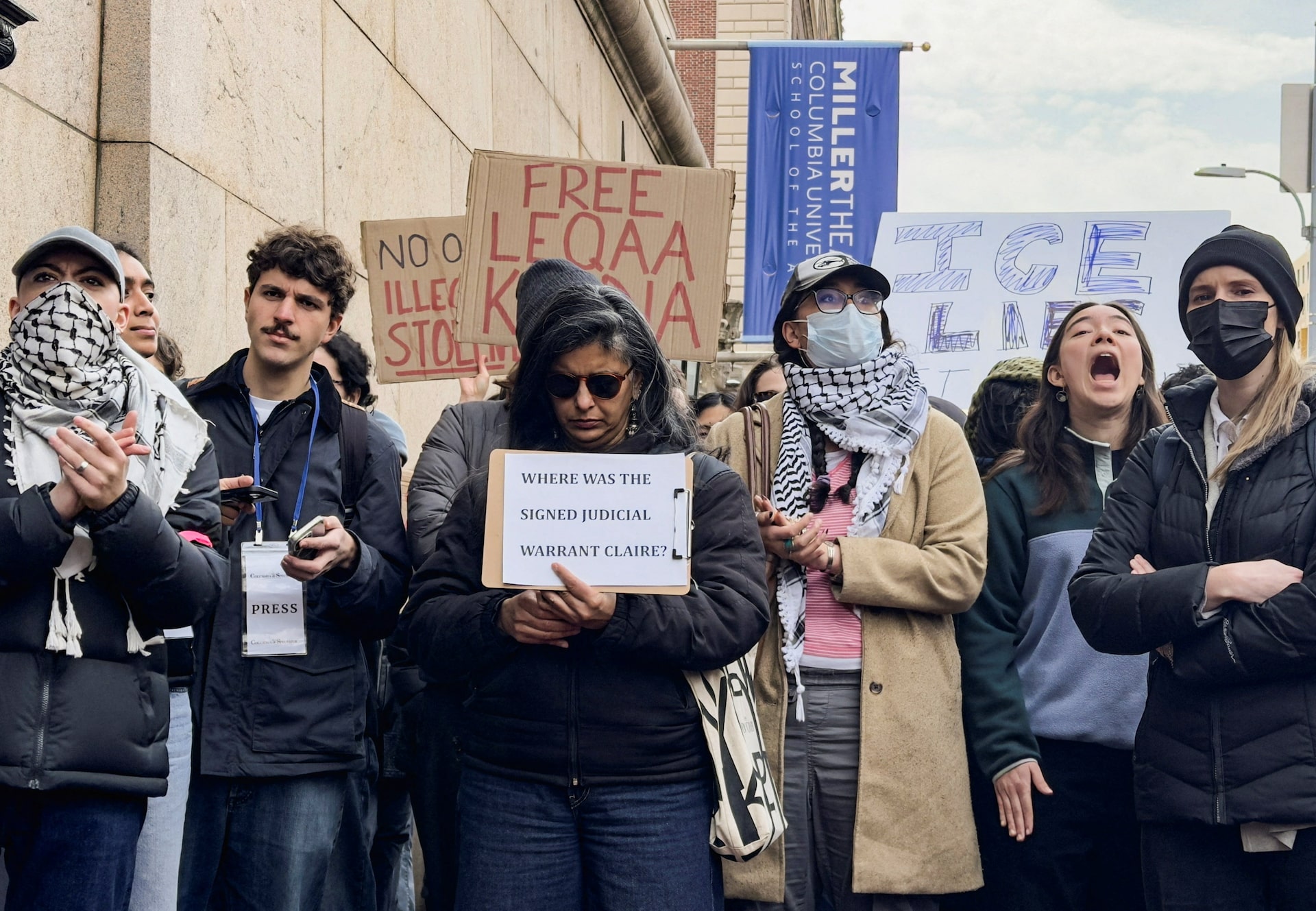 米当局、コロンビア大寮で留学生拘束　大学側は「虚偽説明」と批判