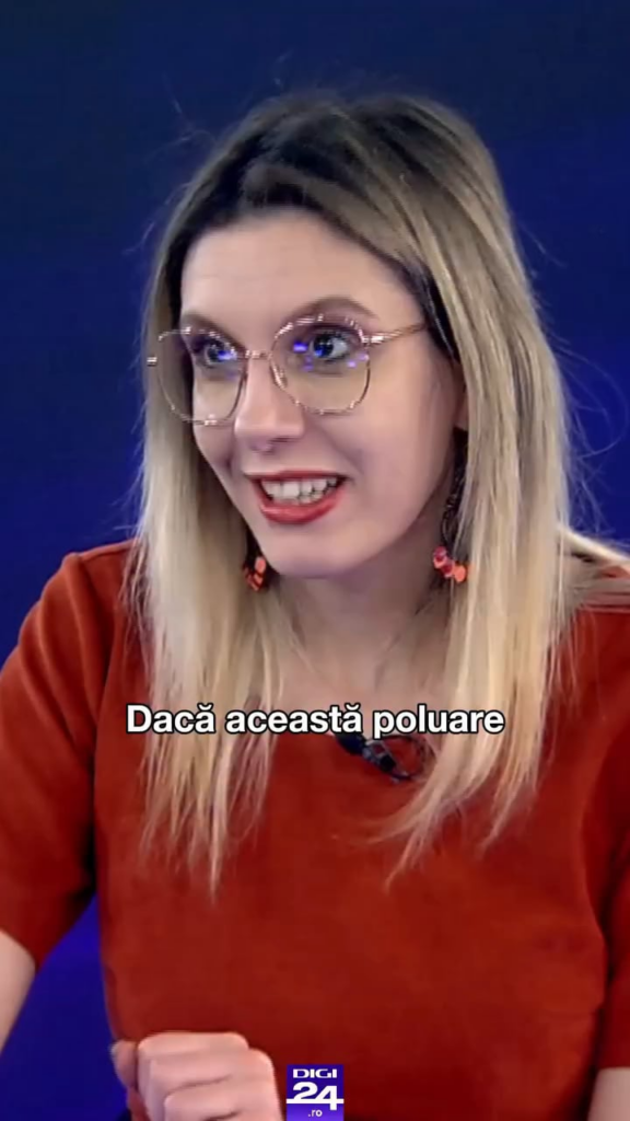 Diana Buzoioanu、Digi24でブカレストの汚染について語る