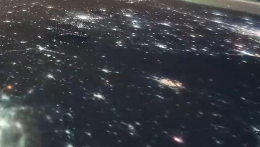 12月26日から27日にかけてのキエフ攻撃をISS宇宙飛行士の目から見た弾道