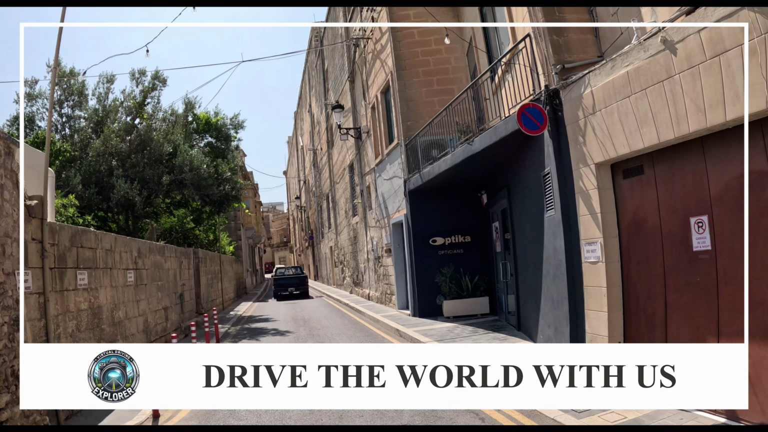 マルタのラバトをドライブ