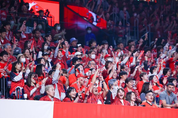 沖縄アリーナ、7459人響く声援 バスケW杯予選 日本代表のプレー後押し