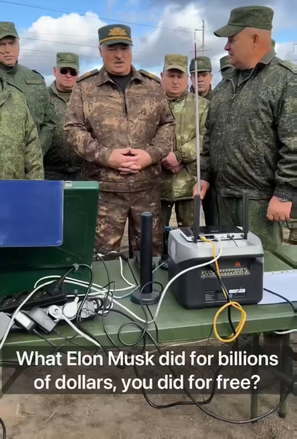 ピエロショーは続く：ルカシェンコは新しいプロパガンダビデオでスターリンク問題に対する彼らの「解決策」を示している...