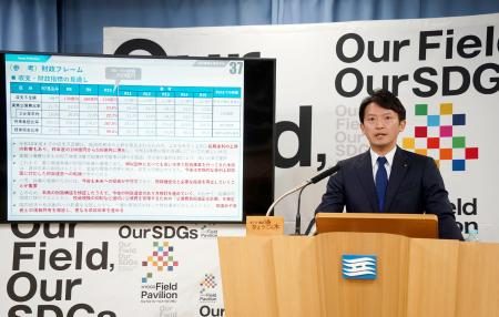 兵庫県が起債許可団体に　２６年度、道路整備など抑制