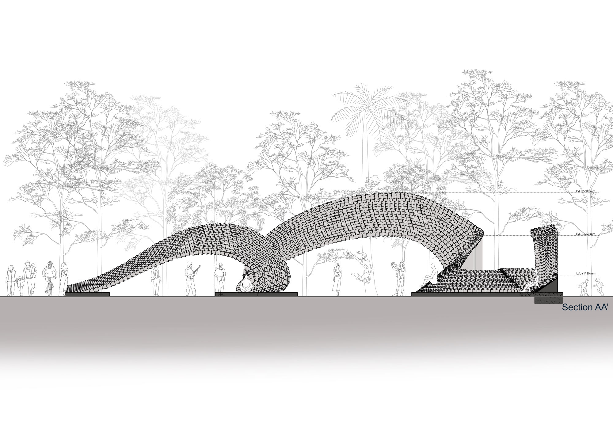 〈クルハド・パビリオン（Kulhad Pavilion）〉ウォールメーカーズ（WALLMAKERS）