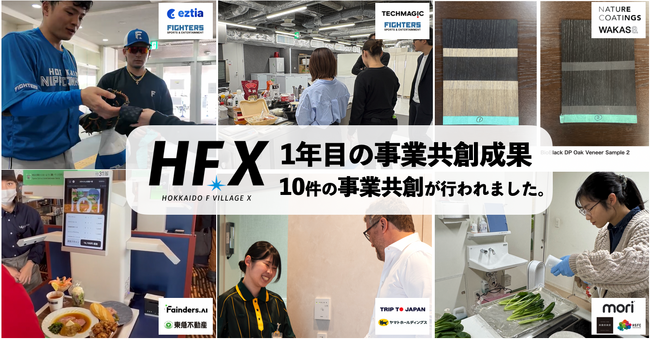 グローバルスタートアップが北海道で、ヤマトホールディングス、東急不動産、ファイターズ スポーツ&エンターテイメント、北広島市との事業共創成果を発表「Hokkaido F Village X（HFX）」