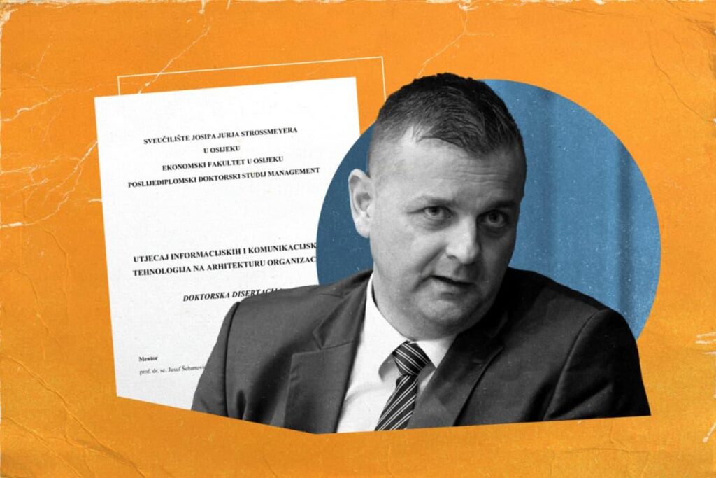 なんと州からの冗談だ。オシエク学部はイストリア工科大学の学部長の博士号に誤りを発見し、非難すらしたが、彼の称号には触れようとしない