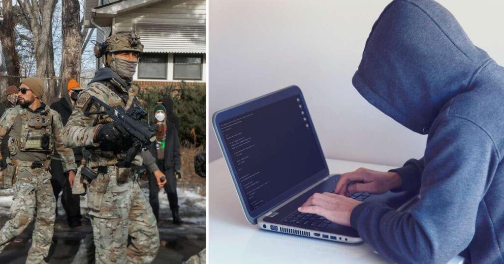 ICE職員に関するウェブサイトが警察の表に掲載され、大臣が法改正を発表