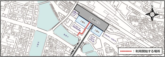 利用開始する場所の図