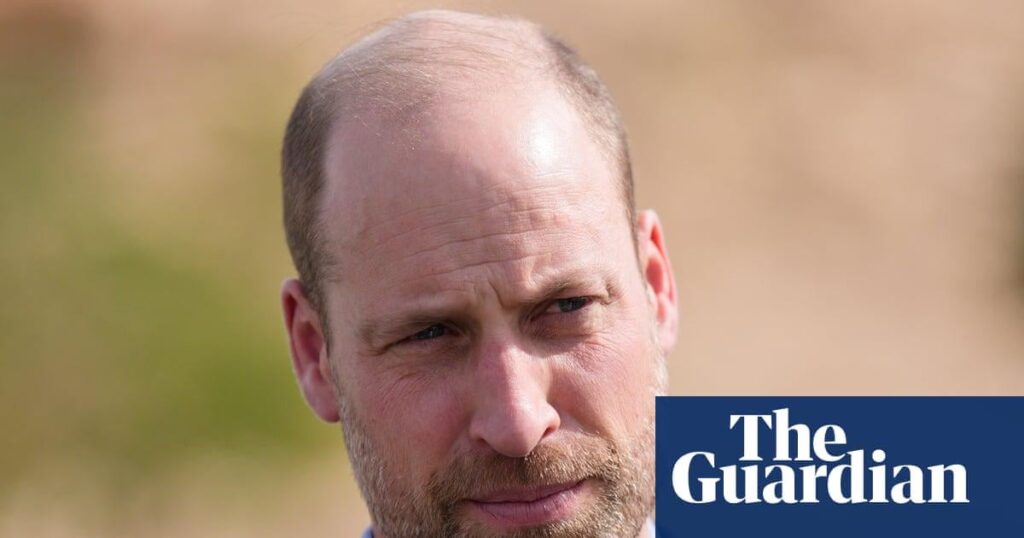 英国男性の自殺率は「国家的大惨事」とウィリアム王子が語る |ウィリアム王子