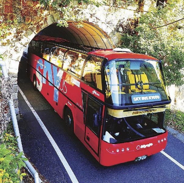 スカイバス 今年も走るよ 4コースで魅力発信、和歌山県白浜で今春:紀伊民報AGARA|和歌山県のニュースサイト 白浜町内を走る「スカイバス」(昨年度の事業から)=和歌山県南紀白浜コミュニティ放送提供