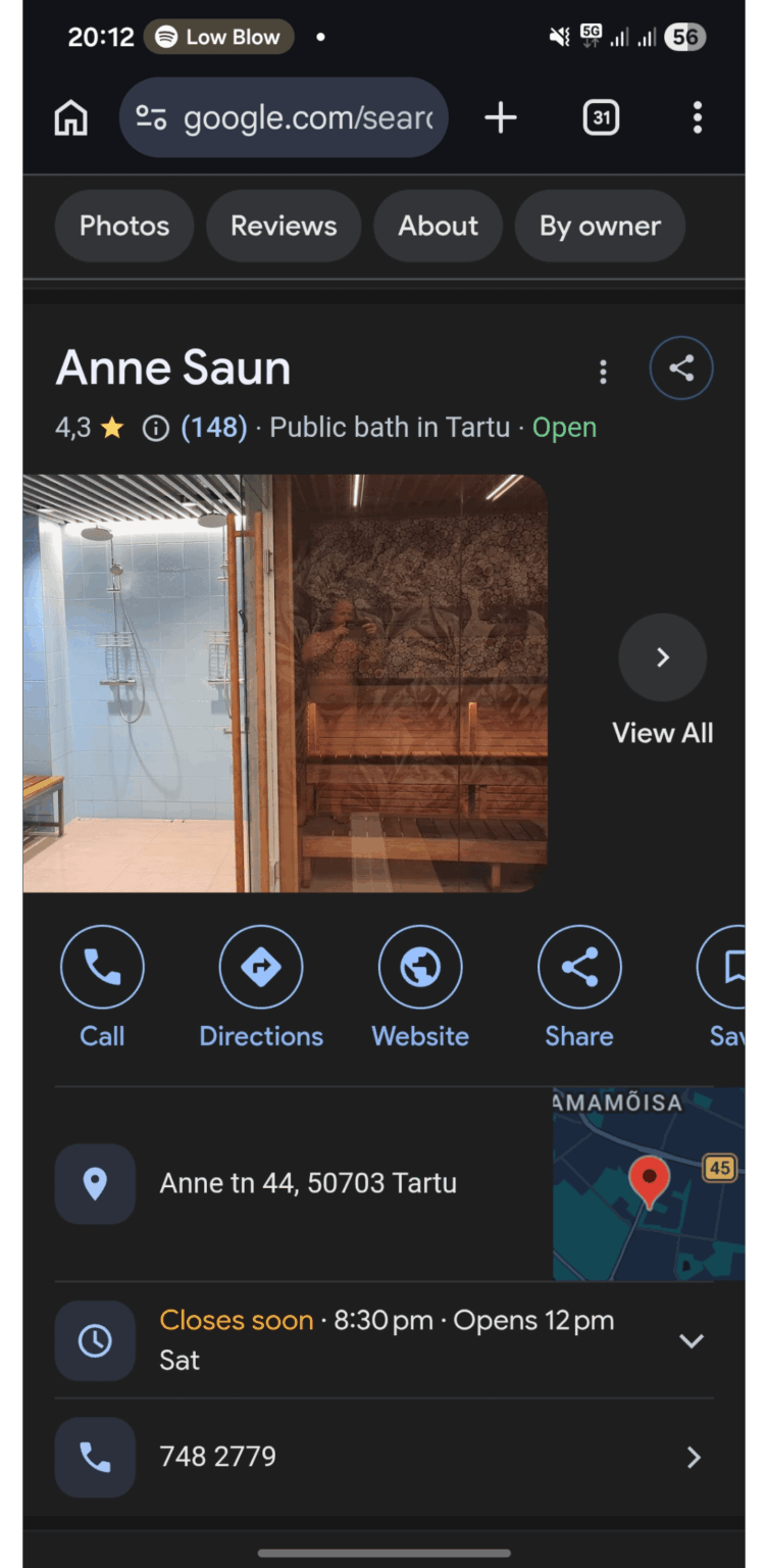 アンのサウナにレビューを残した人は誰ですか?