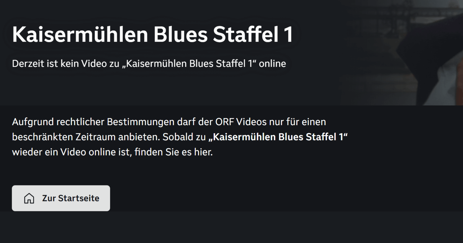 Orf on oida - 社内制作物 (映画やシリーズ) のオンライン公開が最大 6 か月間のみ許可されているのはなぜですか?それには正当な理由があるのでしょうか？アーカイブを構築する機会があっても、そのような制限があります...