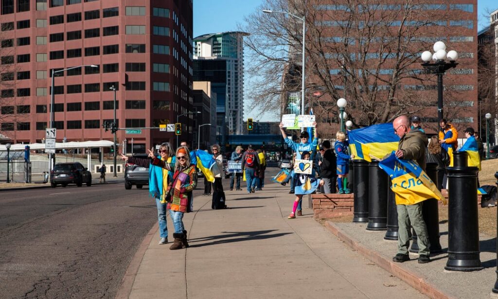 ウクライナ支援集会 - 2026 年 1 月 22 日 - コロラド州デンバー