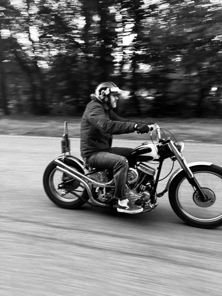 リトアニアのビンテージバイク。