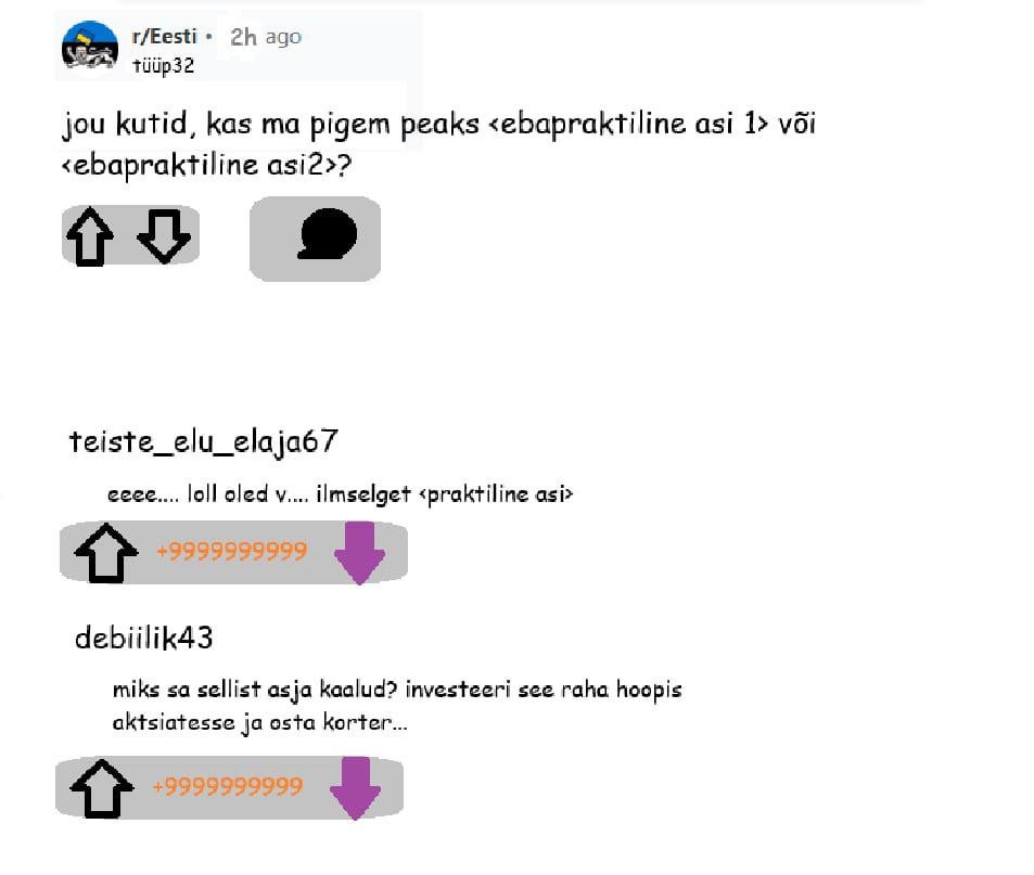 私たちがまだそのようなコメントで貧しいことに驚いています