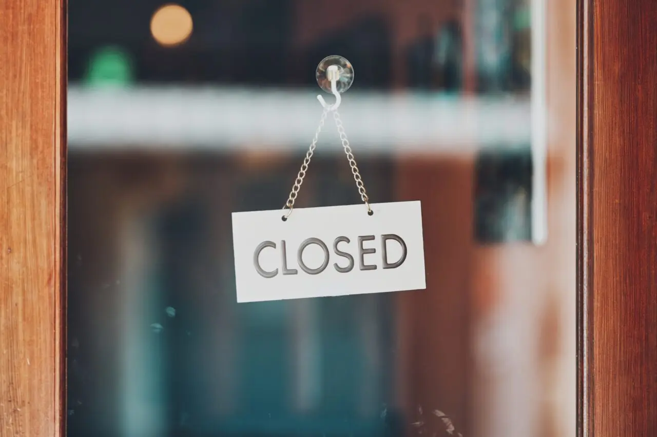 「閉店」のイメージ