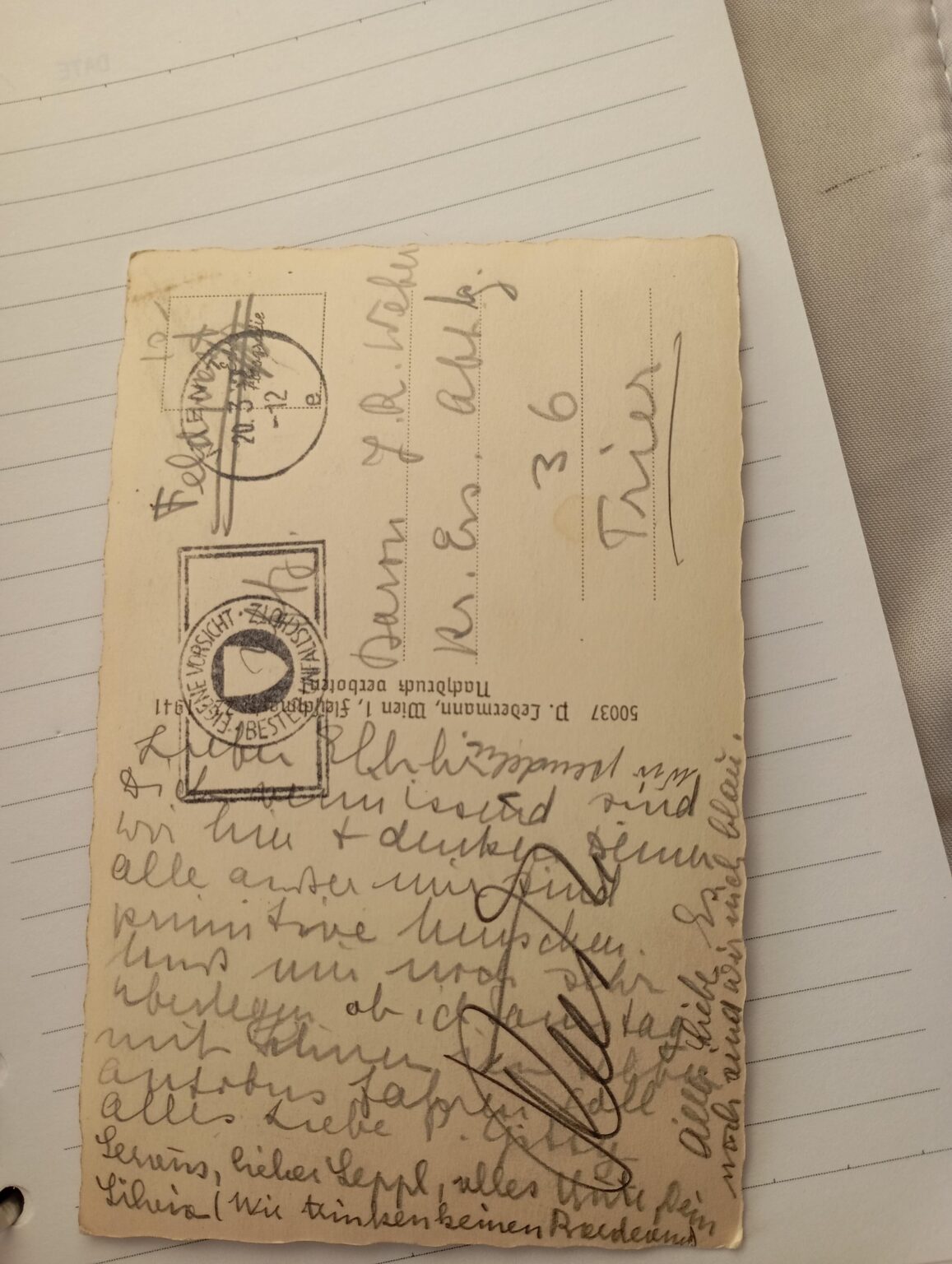 ドイツの古い書道 (?)