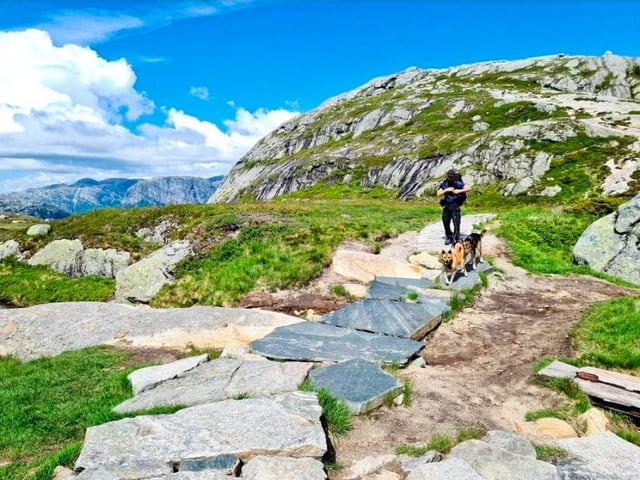 シェラーグボルテン、ノルウェー 🇳🇴 落差 1000 メートルの岩の上に立ちますか?🫣