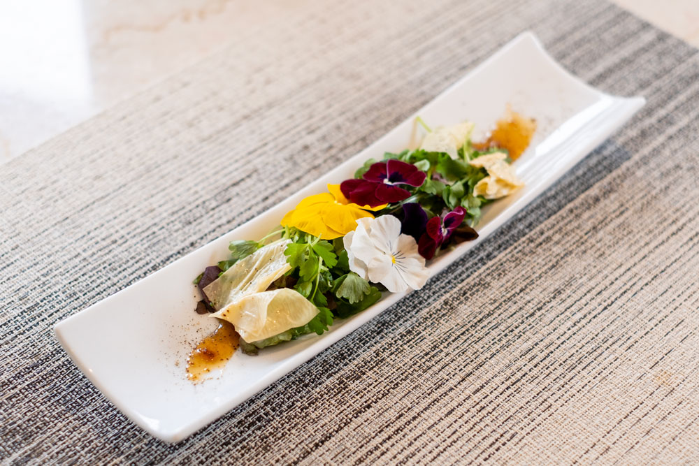 「湯葉のサラダ」