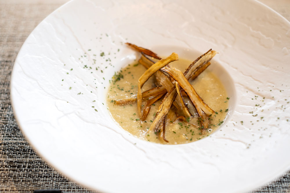 「春キャベツと豆乳のスープ」