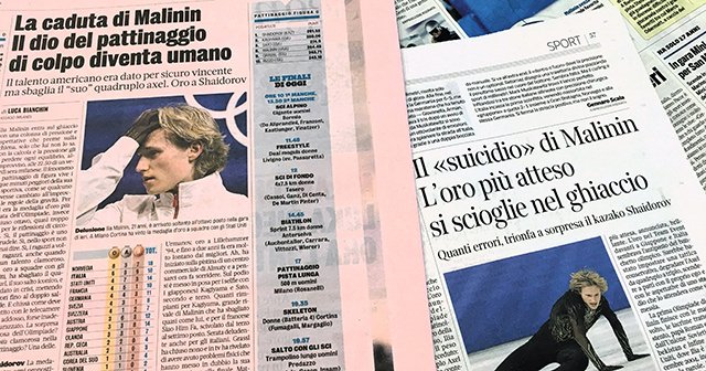 マリニン陥落「団体金が悲劇の前菜」「五輪史に残る波乱」イタリア各報道が生々しい…鍵山優真を指導コストナーは慮り「ラスト3人はさぞ重圧に」 - フィギュアスケート - Number Web