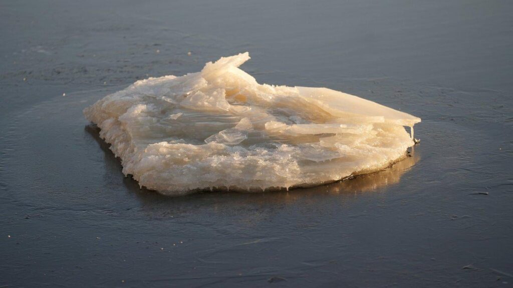 流氷に乗って海に飛ばされた人々を砕氷船「ヴァルマ」のチームが救出