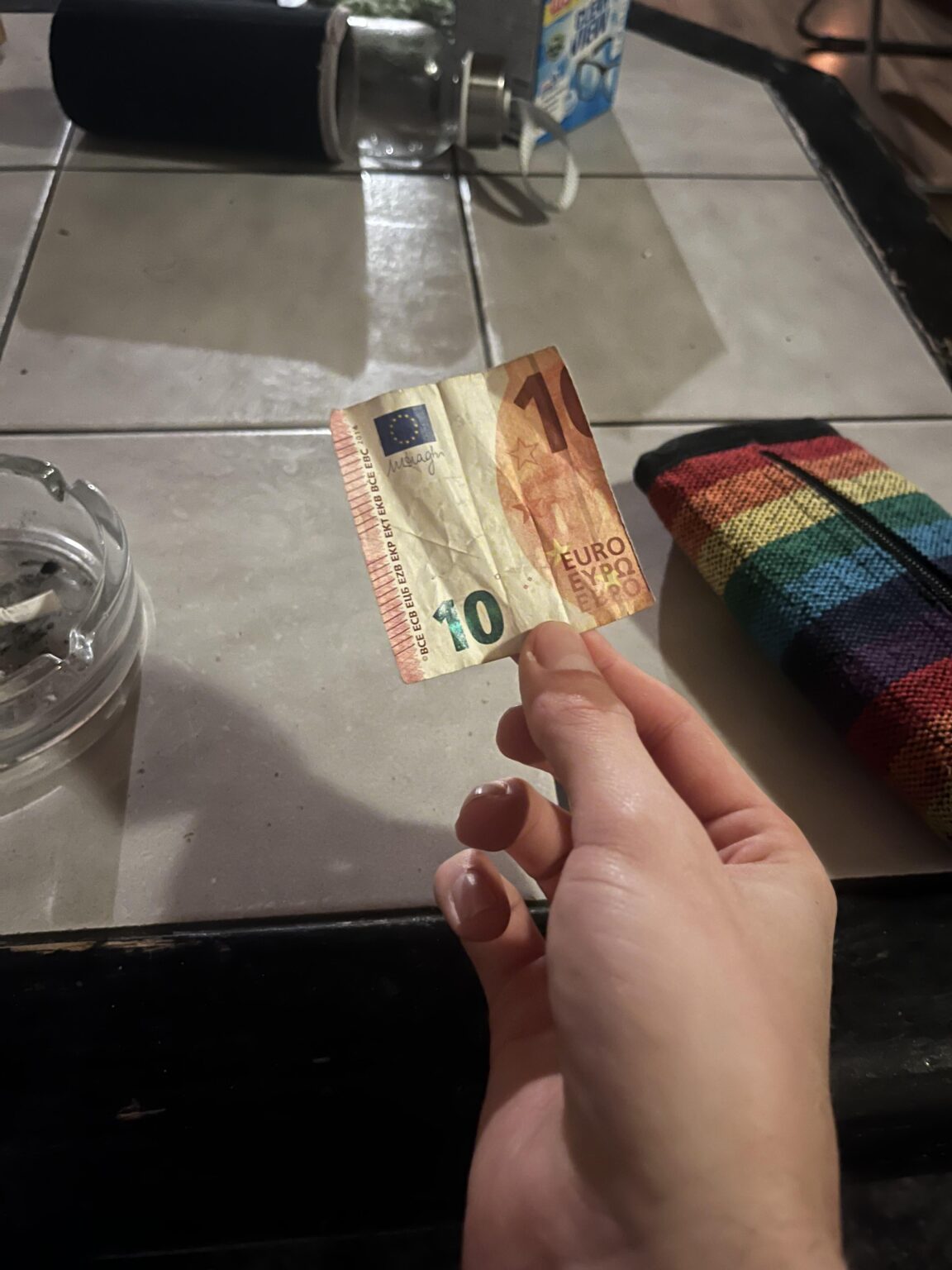 5ユーロ見つけた