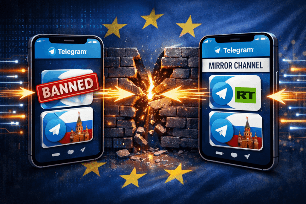 ウクライナの偽情報対策センターによると、RTなどのクレムリン系メディアは「ミラー」テレグラムチャンネルを悪用して、ヨーロッパ全土に偽情報を流し続けているという。これらのプロキシ ネットワークは禁止されたコンテンツを再投稿し、有害な物語をブロックする取り組みを台無しにします。