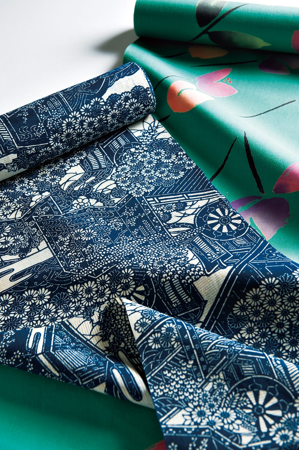 草加本染ゆかたの反物